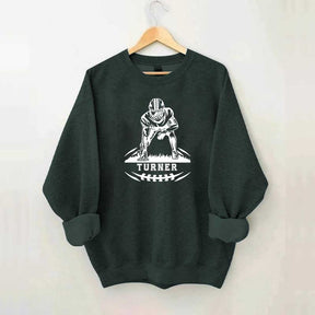 Custom Football Player Game Day Sweatshirt