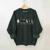 Spooky Boston Terrier Halloween Sweatshirt