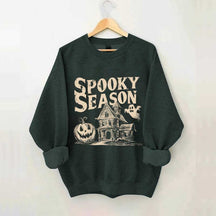 Spooky Season Haunted House Sweatshirt