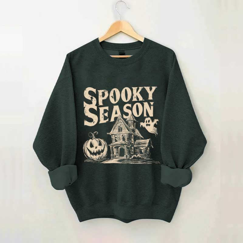 Spooky Season Haunted House Sweatshirt