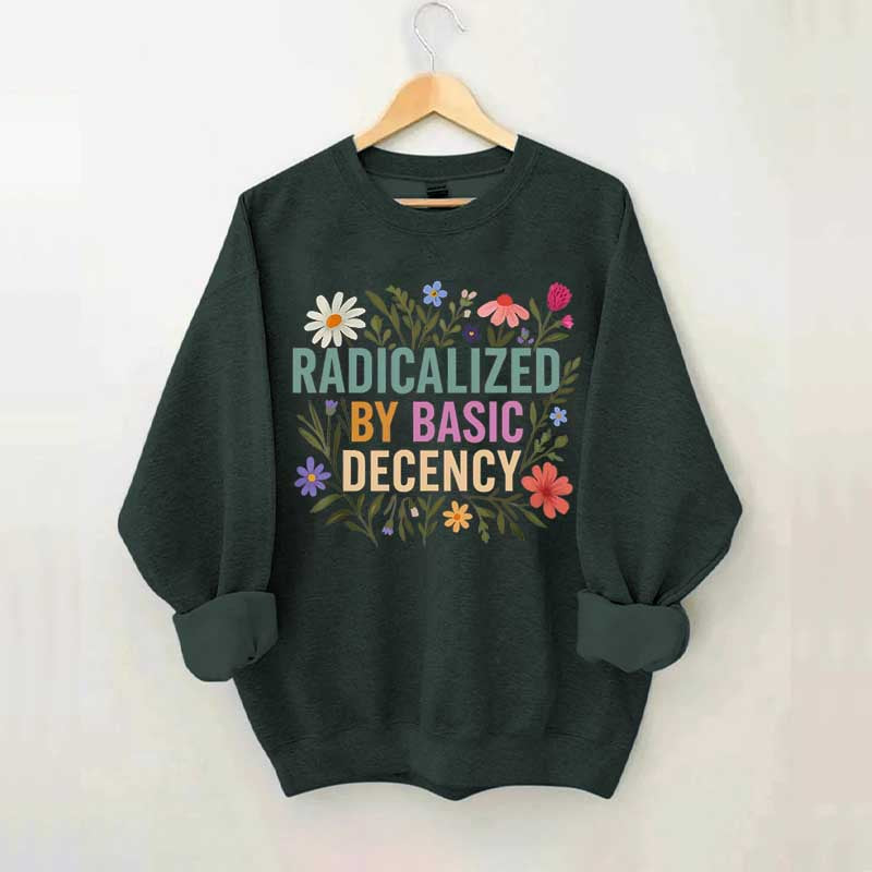 Progressive Floral Political Sweatshirt