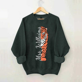 Personalized Tigers School Spirit Sweatshirt
