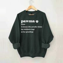 Pawma Definition Dog Mom Sweatshirt