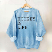 Hockey Is Life Minimalist Sweatshirt