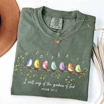 I Will Sing of the Goodness of God Birds T-Shirt