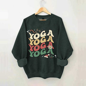 Yoga Christmas Instructor Sweatshirt