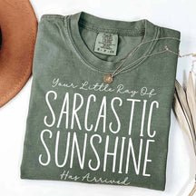 Your Little Ray of Sarcastic Sunshine Has Arrived Simple T-Shirt