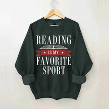 Reading Is My Favorite Sport Librarian Lover Sweatshirt