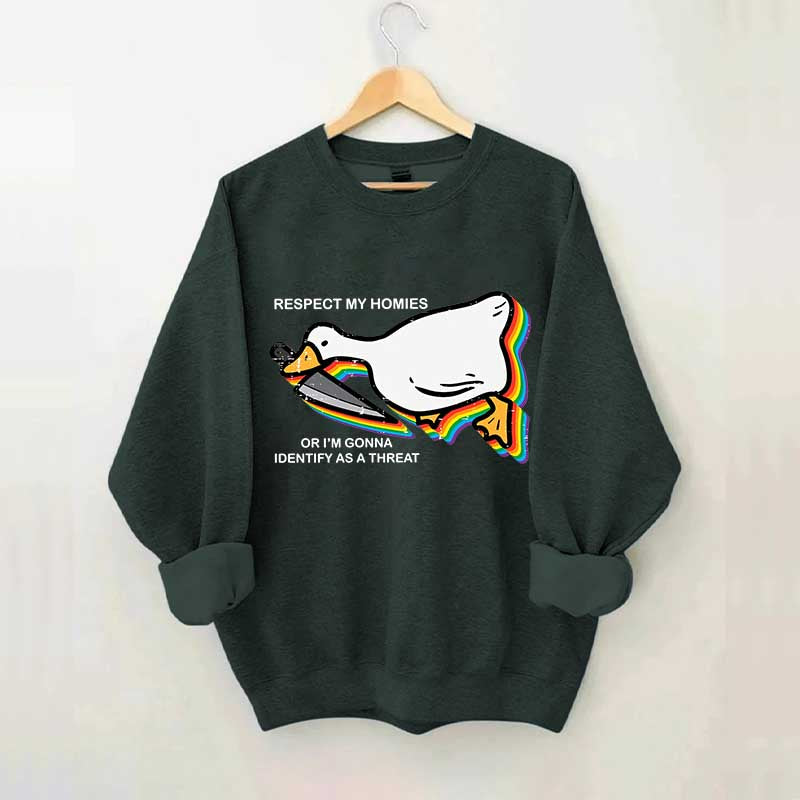 Silly Goose Ally Pride Queer Rights Ally Sweatshirt