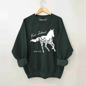 Free Indeed Horse Sweatshirt