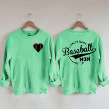 Heart & Baseball Sweatshirt