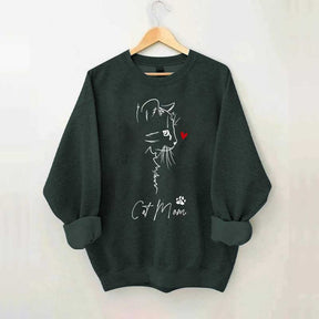 Cat Mama Cute Sweatshirt