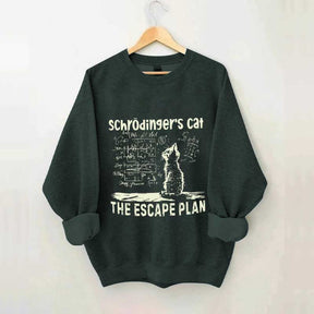 Funny Physics Science Cat Sweatshirt