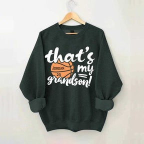 Custom Basketball Name & Number Sweatshirt