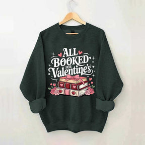 Book Lover Valentine Sweatshirt