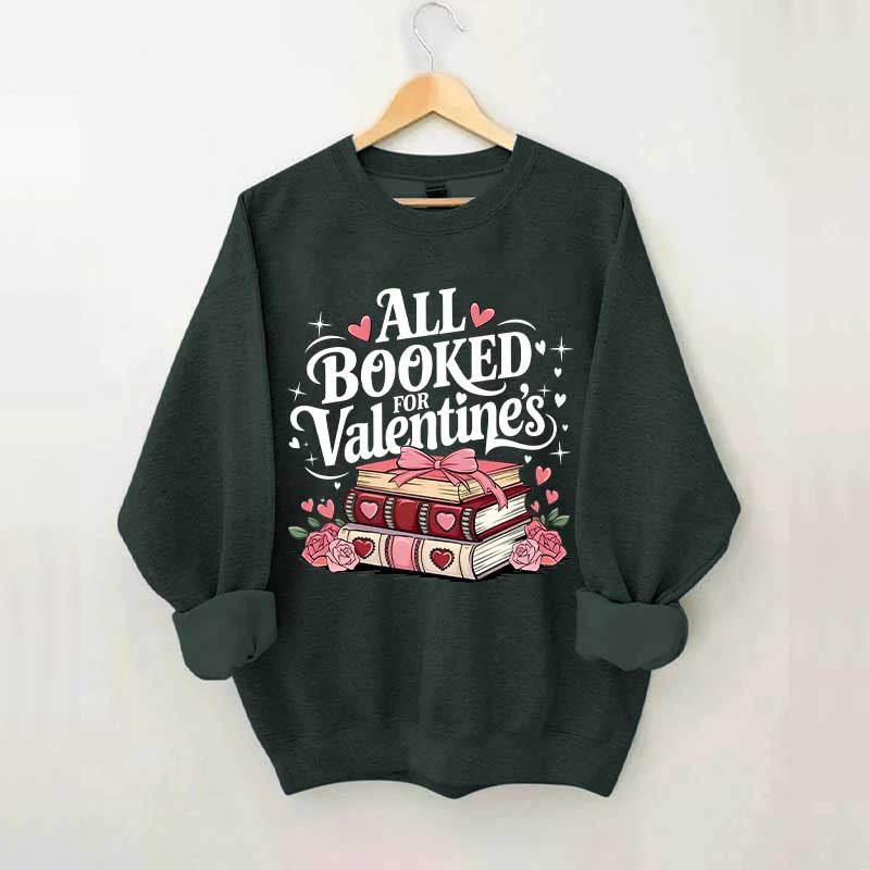 Book Lover Valentine Sweatshirt