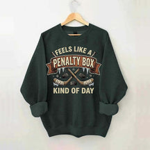 Funny Hockey Mom Festive Sports Sweatshirt