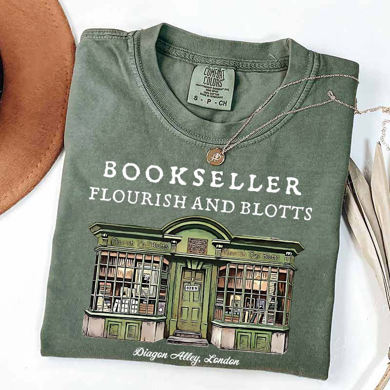 Wizard Bookstore Book Lover T-Shirt