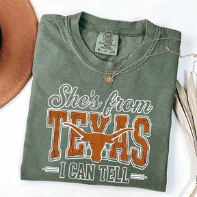 She's From Texas I Can Tell T-Shirt