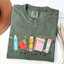 Cute School Supplies Comfort Colors T-Shirt