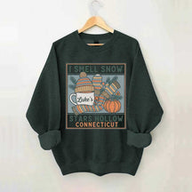 I Smell Snow Cozy Winter Season Sweatshirt