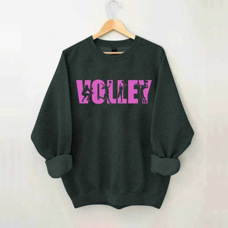 Beach Volley Frauen Volleyball Sport Sweatshirt