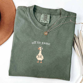 Off To Game Goose Mothers T-Shirt