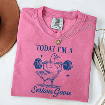 Today I'm A Serious Goose Weightlifting T-Shirt