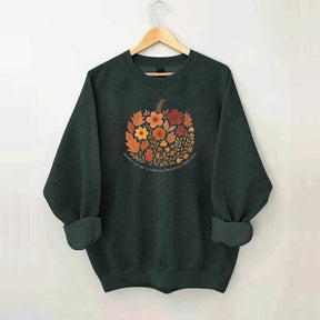 Autumn Leaves Faith Fall Crewneck Sweatshirt