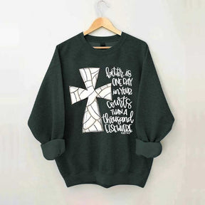 Volleyball Religous Sweatshirt