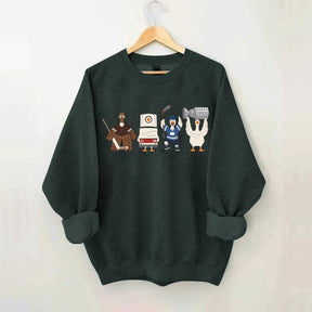 Funny Hockey Goose Sweatshirt