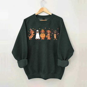Cute Wiener Dog Halloween Dachshund Sweatshirt