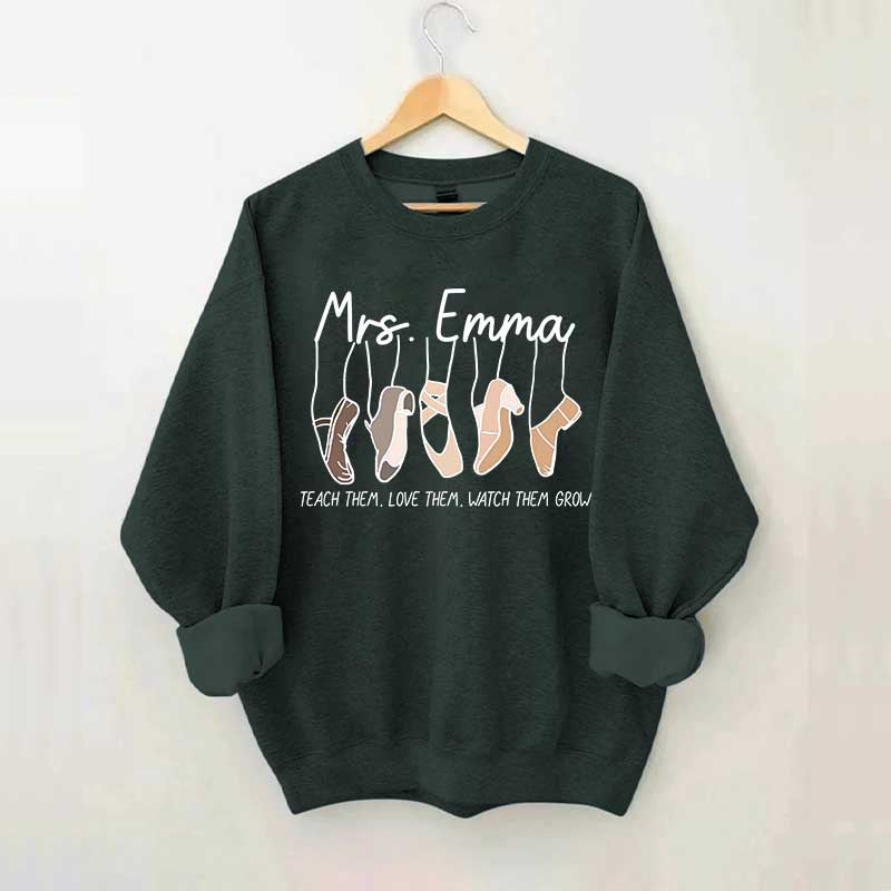 Custom Dance Teacher Sweatshirt