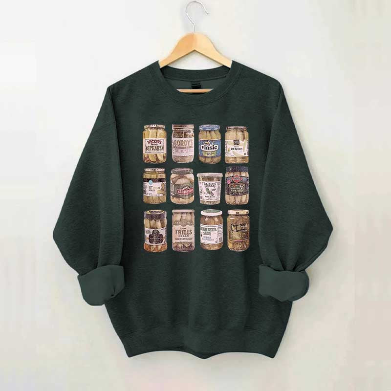 Vintage Canned Pickles Sweatshirt