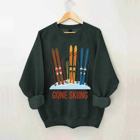 Retro Gone Skiing Sweatshirt