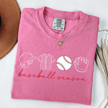 Game Day Cut Baseball Season T-Shirt