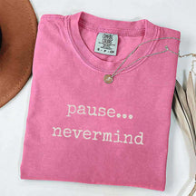 Pause Nevermind Mahjong T-Shirt