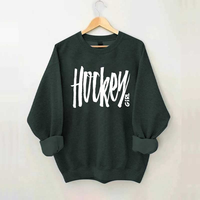 Hockey Girl Cute Sweatshirt