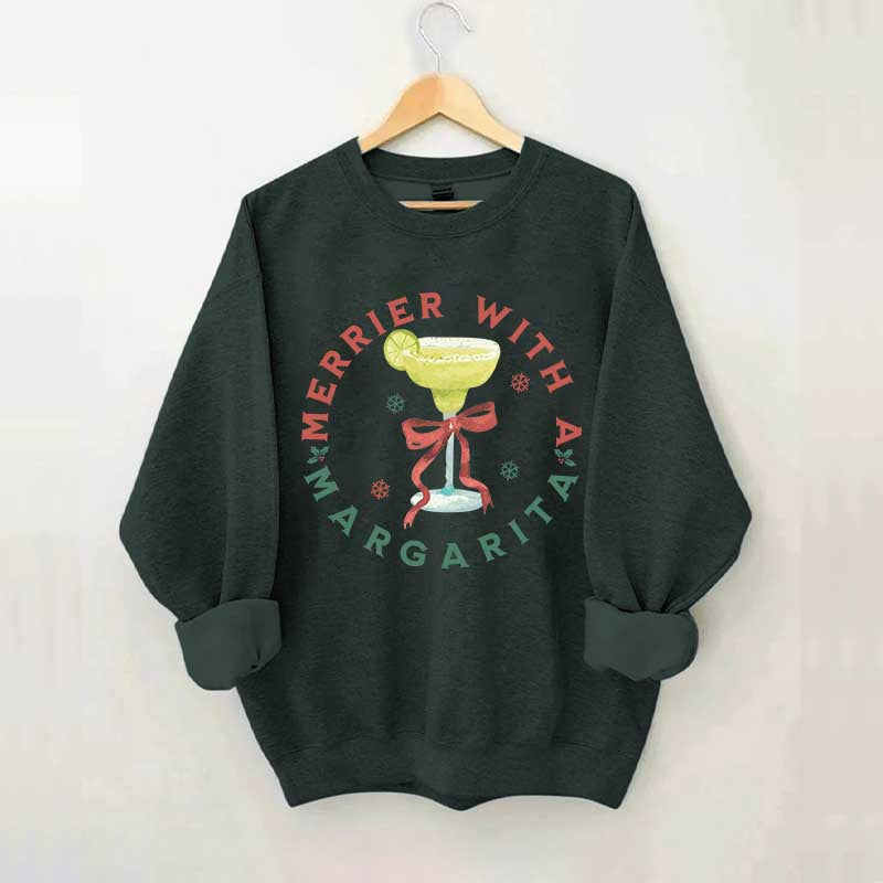 Christmas Margarita Xmas Cocktail Sweatshirt