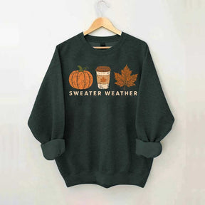 Cozy Autumn Sweater Weather Sweatshirt