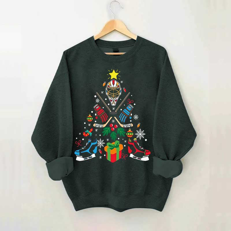 Sport Xmas Hockey Christmas Sweatshirt