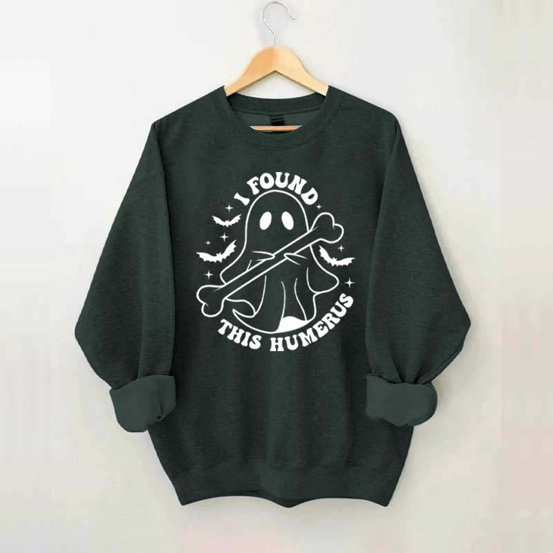 I found this humerus Ghost Holding Bone Sweatshirt