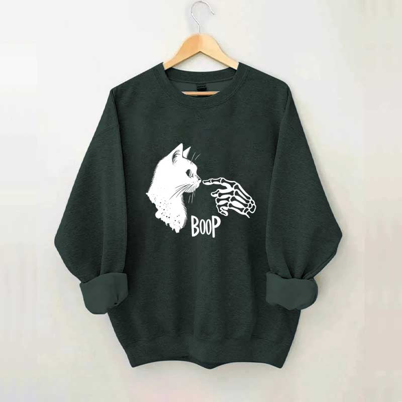 Cat Halloween Boop Sweatshirt
