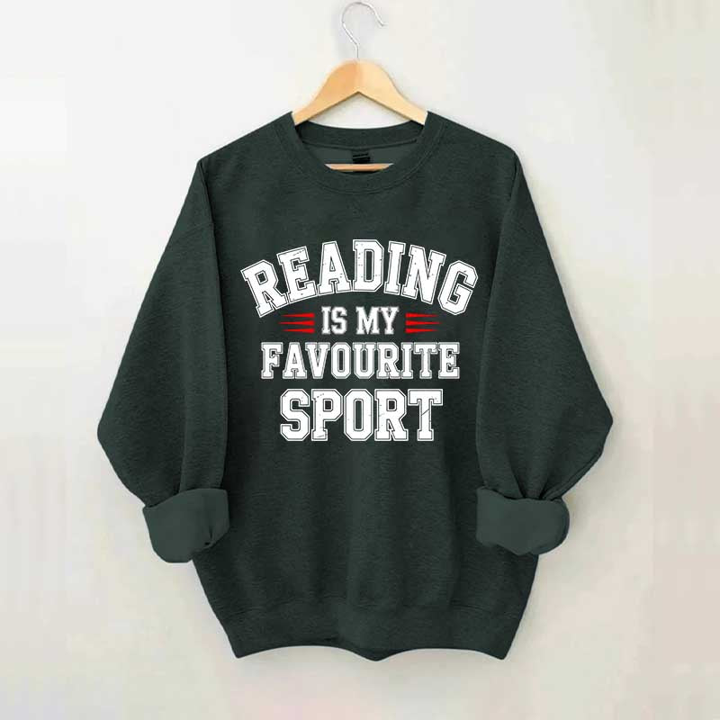 Librarian Reading Is My Favorite Sport Sweatshirt