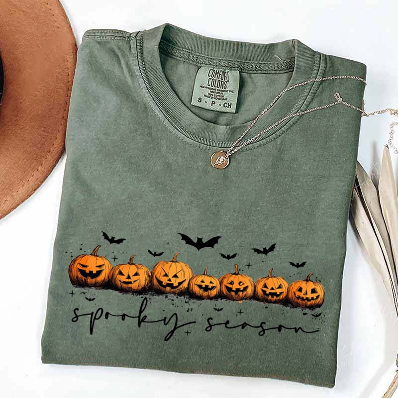 Spooky Season Pumpkins Halloween T-Shirt