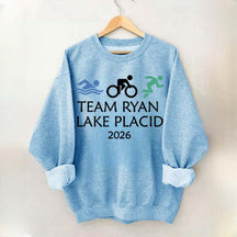 Custom Triathlon Swimming Biking Running Sweatshirt