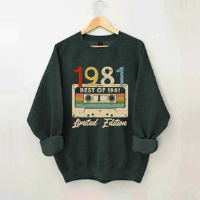 Audiotape And Letter Graphic Sweatshirt