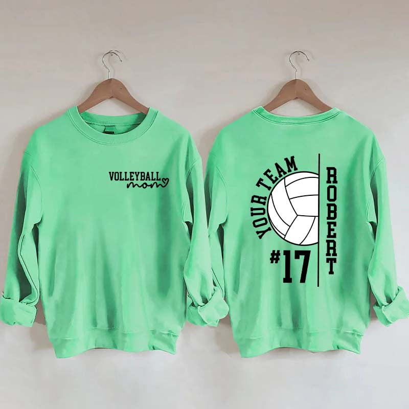 Personalized Team Spirit Volleyball Sweatshirt