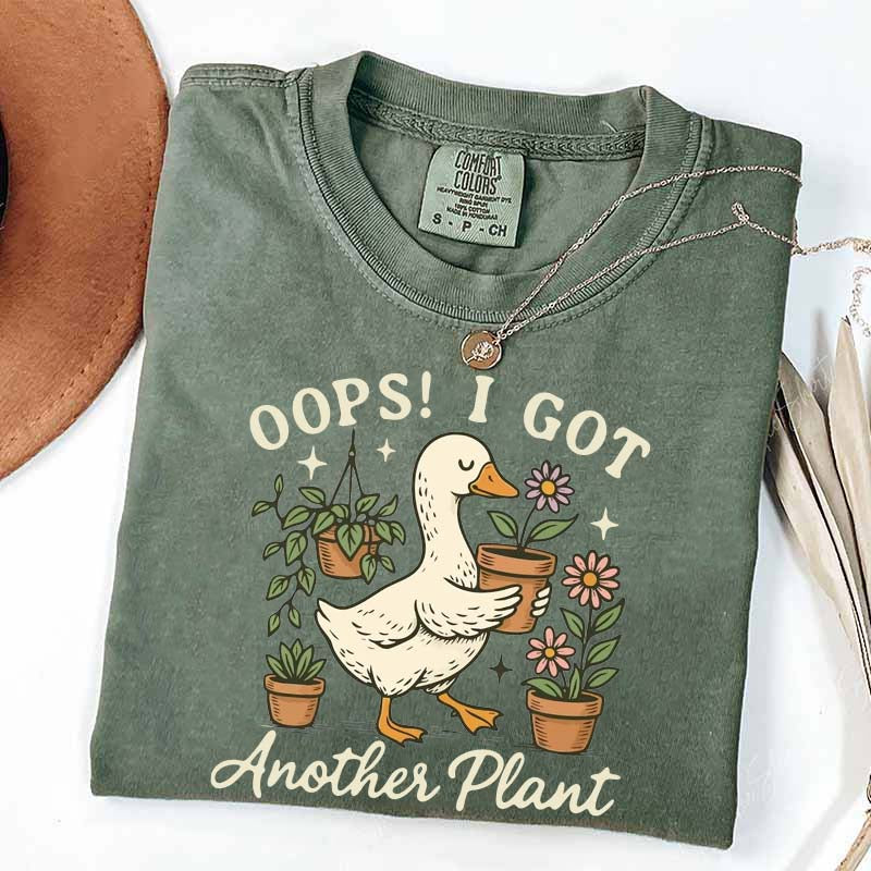 Oops I Got Another Plant Duck T-Shirt