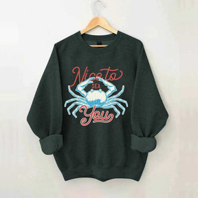 Coral Reef Nice To Sea You Sweatshirt